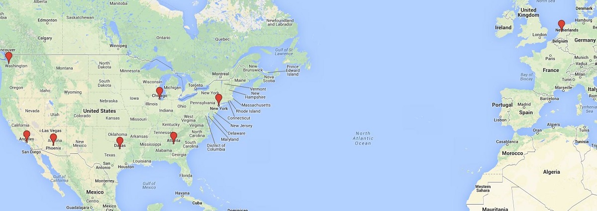data center location map